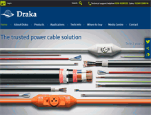 Tablet Screenshot of drakauk.com